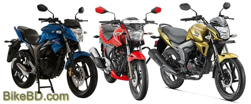 Suzuki Gixxer, Hero Xtreme Sports, Honda CB Trigger